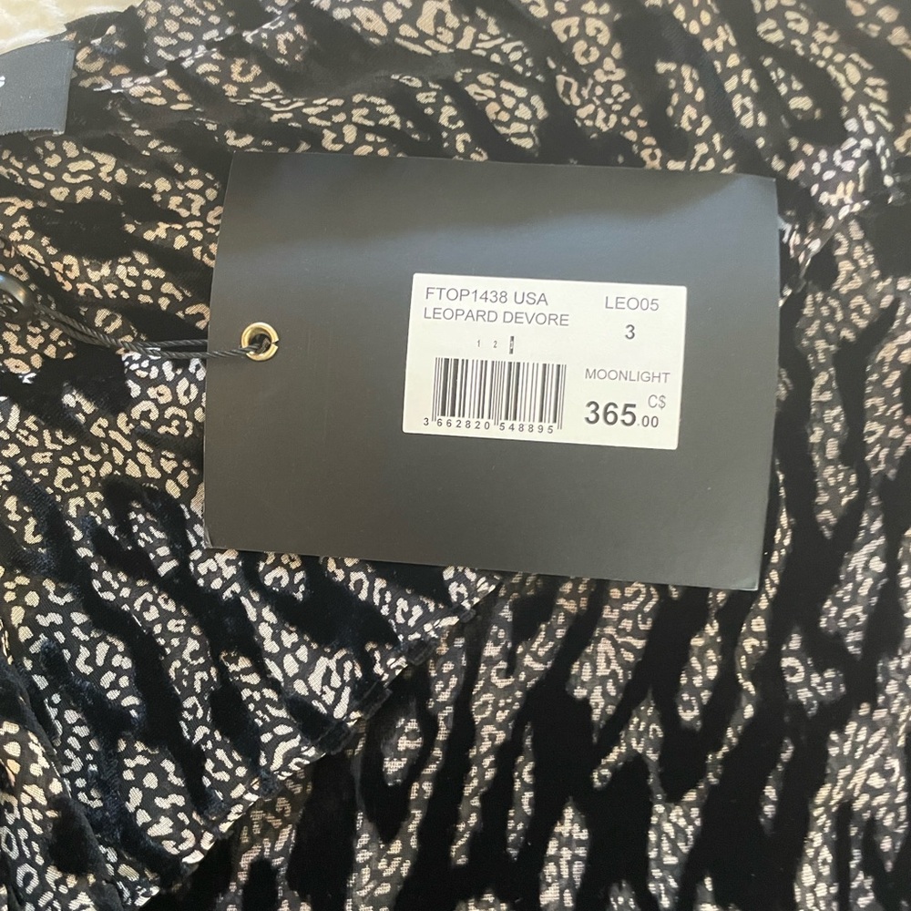 The Kooples Moonlight Leopard Devore Tank - Picture 3 of 6